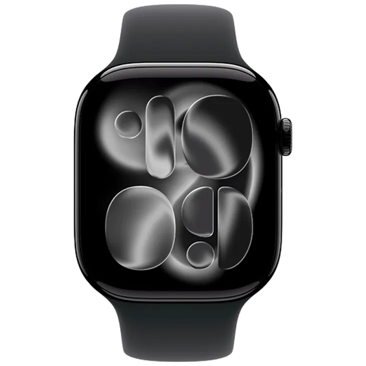 Apple Watch Series 11 42mm Noir (Bracelet En Silicone Noir S/M)
