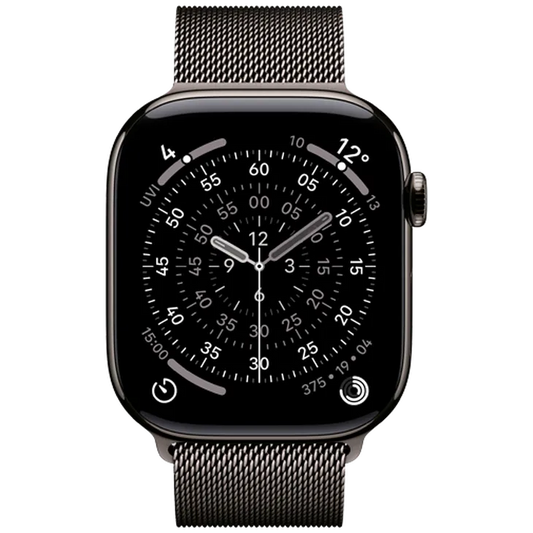 Apple Watch Series 11 46mm 5G Ardoise Titanium (Bracelet Milanais Gris S/M)