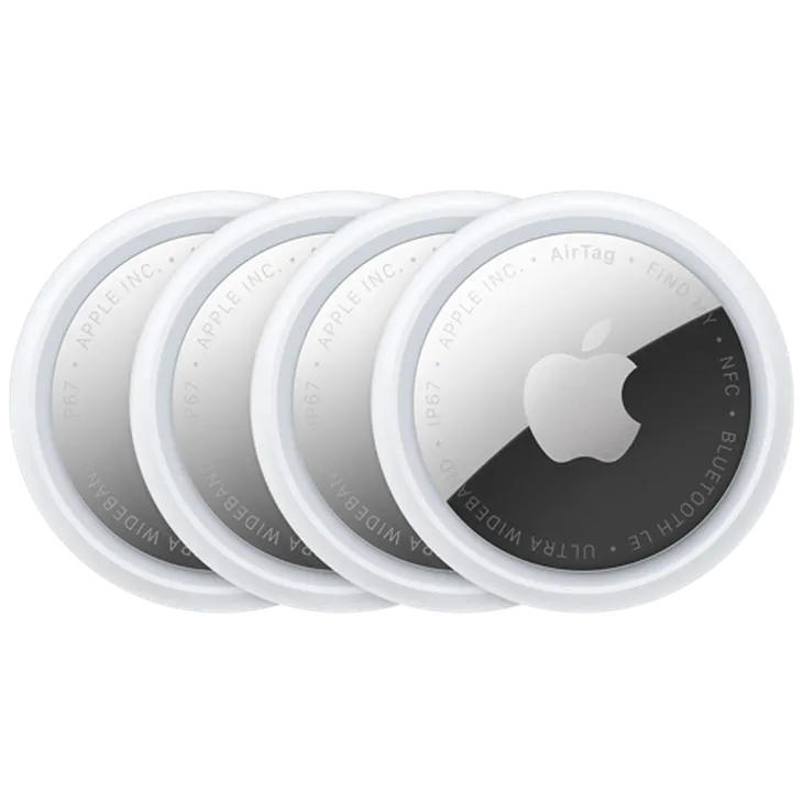 Apple AirTag (2e génération) Blanc 4-Pack