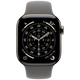 Apple Watch Series 11 42mm 5G Naturel Titanium (Bracelet En Silicone Gris M/L)