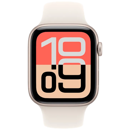 Apple Watch SE 3 44mm 5G Or (Bracelet En Silicone Beige M/L)