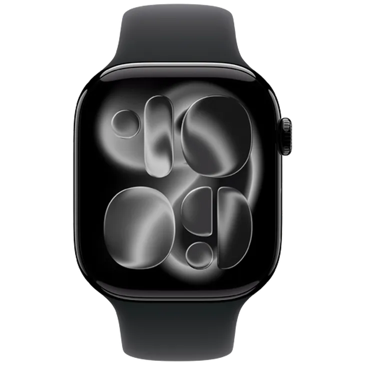 Apple Watch Series 11 46mm 5G Noir (Bracelet En Silicone Noir S/M)