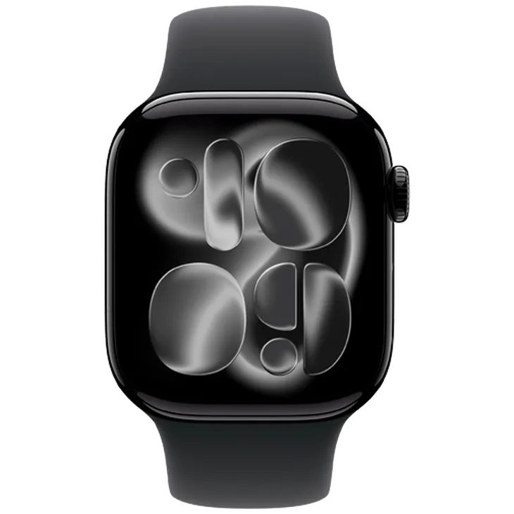 Apple Watch Series 11 42mm 5G Noir (Bracelet En Silicone Noir S/M)