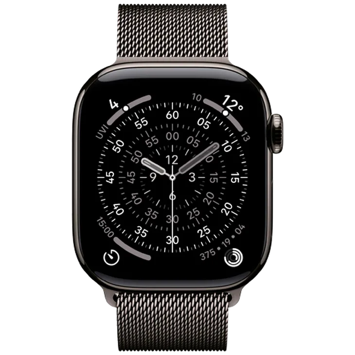 Apple Watch Series 11 42mm 5G Ardoise Titanium (Bracelet Milanais Gris)