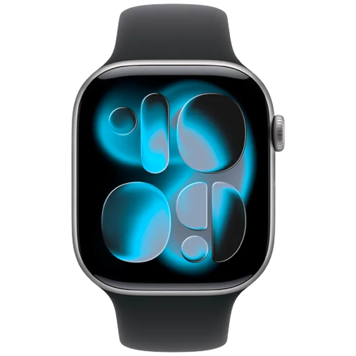 Apple Watch Series 11 46mm 5G Gris (Bracelet En Silicone Noir S/M)