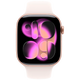 Apple Watch Series 11 46mm 5G Or (Rose Pâle Bracelet En Silicone S/M)