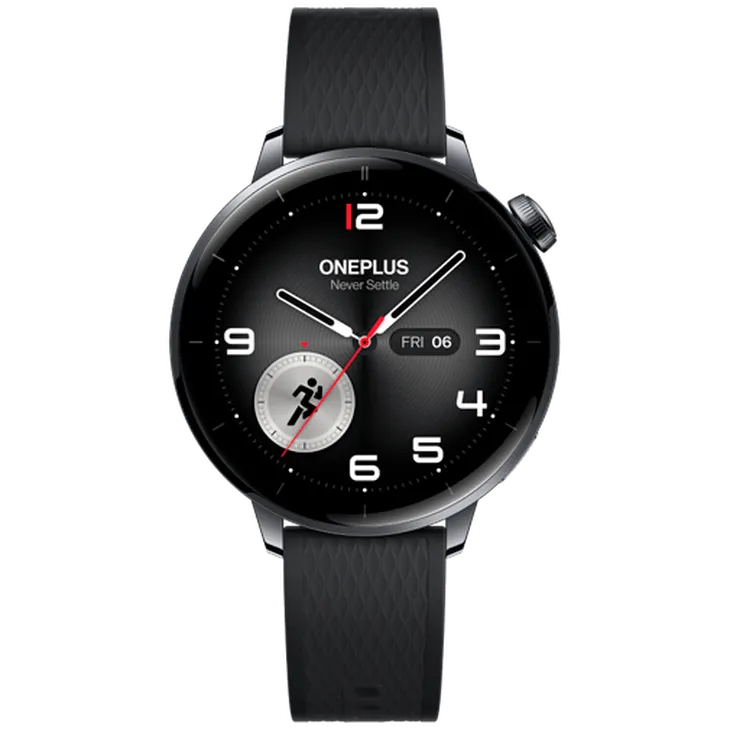 OnePlus Watch 3 43mm Noir (Bracelet En Silicone Noir)