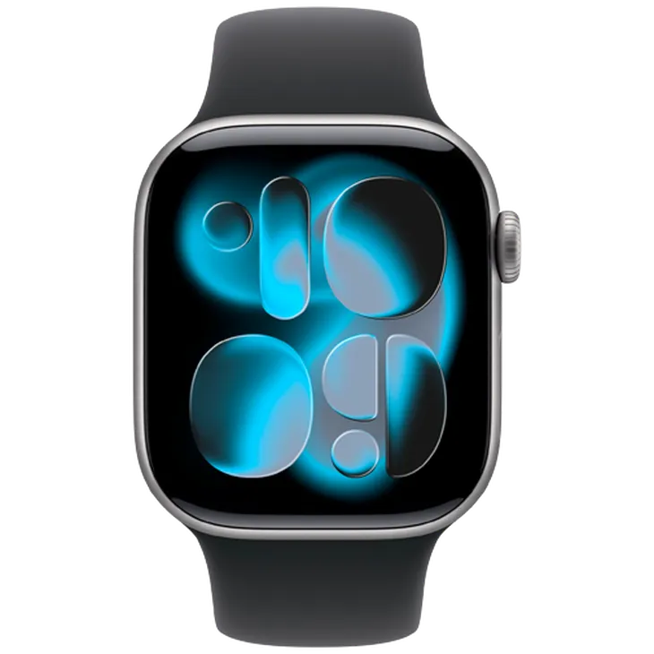 Apple Watch Series 11 42mm 5G Gris (Bracelet En Silicone Noir S/M)