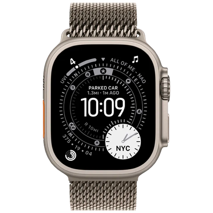 Apple Watch Ultra 3 49mm Titanium (Titanium Milanese Bracelet S)