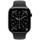 Apple Watch Series 11 46mm 5G Ardoise Titanium (Bracelet En Silicone Noir M/L)