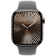 Apple Watch Series 10 4G 46mm Natural Titanium (Bracelet En Silicone Gris M/L)