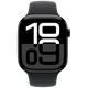 Apple Watch Series 10 4G 46mm Noir (Bracelet En Silicone Noir M/L)
