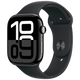 Apple Watch Series 10 46mm Noir (Bracelet En Silicone Noir S/M)
