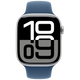 Apple Watch Series 10 4G 42mm Argent (Bracelet En Silicone Bleu S/M)