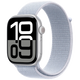 Apple Watch Series 10 4G 46mm Argent (Bracelet En Nylon Bleu Clair)