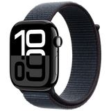 Apple Watch Series 10 46mm Noir (Bracelet En Silicone Noir M/L)