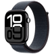 Apple Watch Series 10 46mm Noir (Bracelet En Silicone Noir M/L)