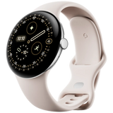 Google Pixel Watch 4 41mm Argent (Beige Bracelet)