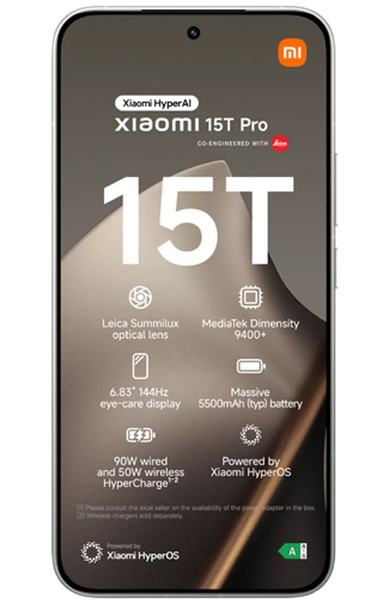 Xiaomi 15T Pro 12GB/1TB Gris