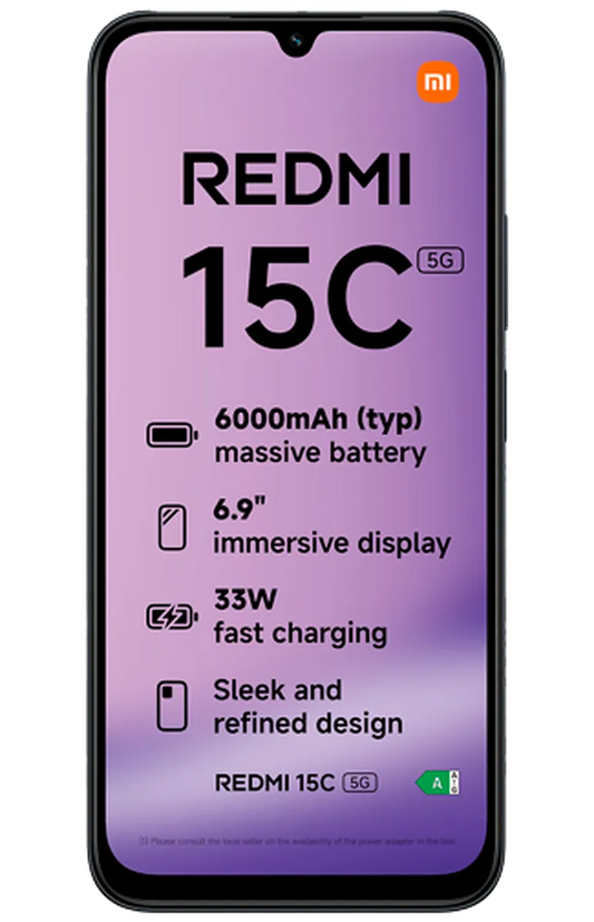 Xiaomi Redmi 15C 5G 256GB Noir