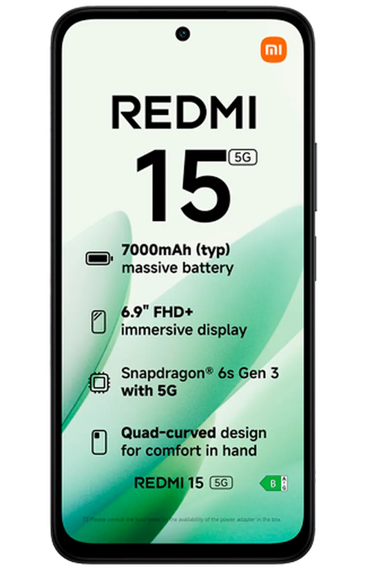 Xiaomi Redmi 15 5G 128GB Noir