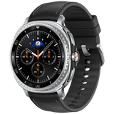 Samsung Galaxy Watch 8 Classic 4G Argent (Bracelet Noire)
