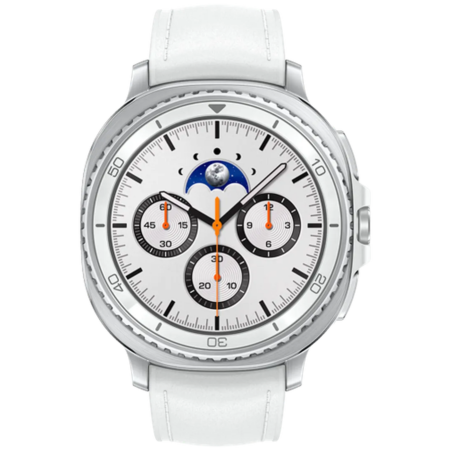 Samsung Galaxy Watch 8 Classic 4G Argent (Bracelet Blanche)